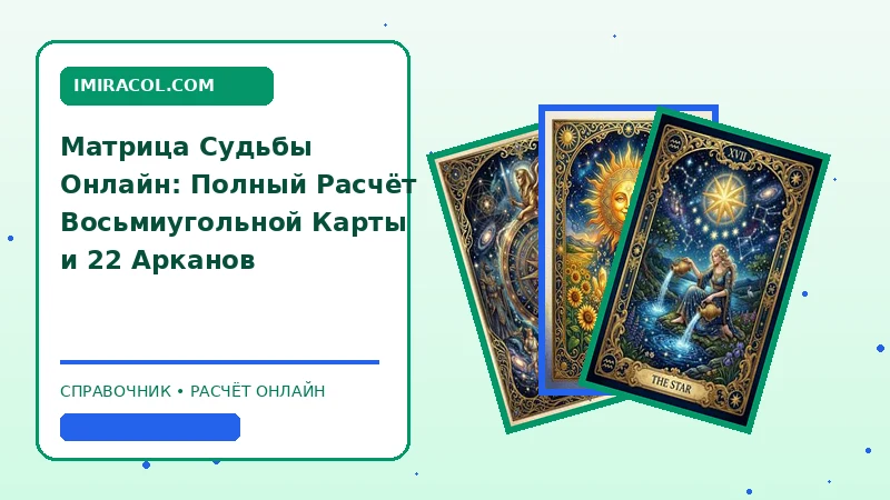 Матрица Судьбы 2026: Рассчитать Онлайн по Дате Рождения | Imiracol